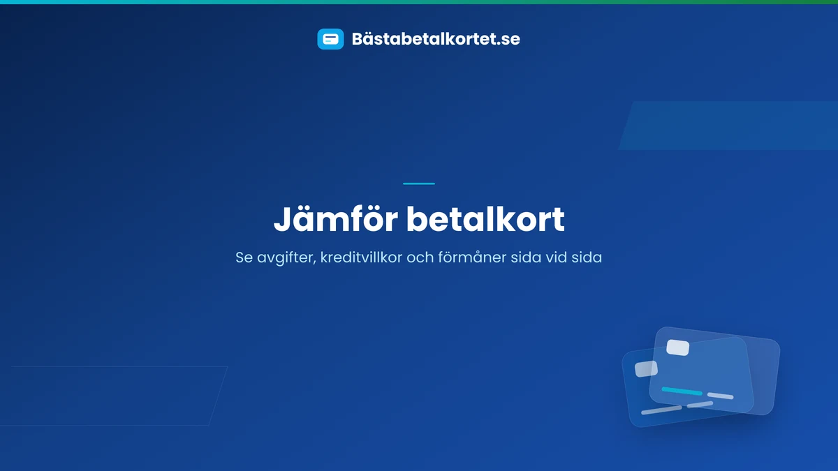 Jämför betalkort